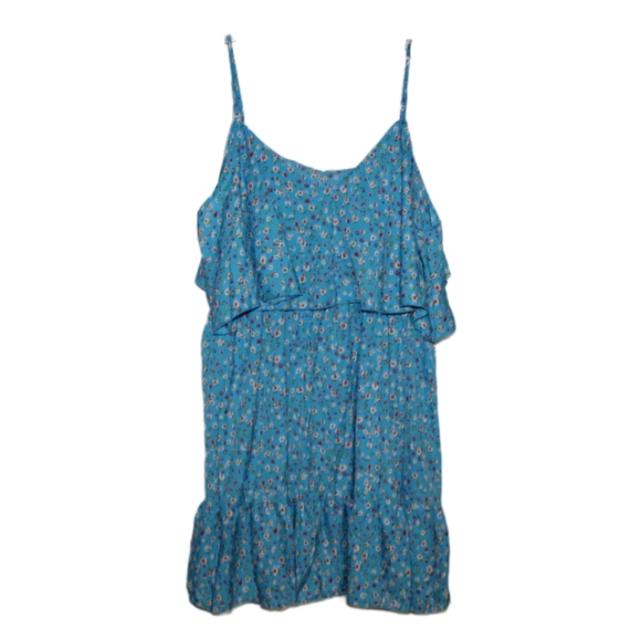 Women's Plus Size Spring Floral Dress - Picture 3 of 16